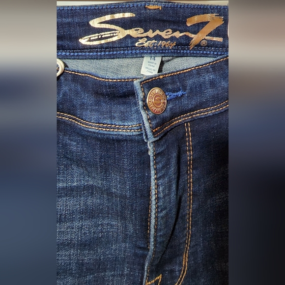 Lane Bryant Seven7 Limited Edition Embellished Jeans - Picture 2 of 16